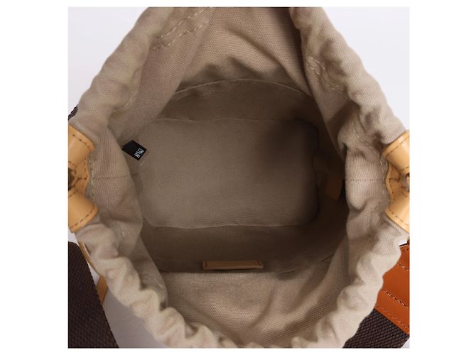 Chloé Borsa a tracolla 2Way Chloe Roy in pelle x tela beige - vista 10