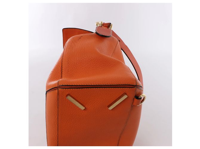 Borsa a mano 2Way Loewe Puzzle Medium in pelle, Orange Arancione - vista 10