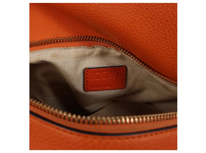 Borsa a mano 2Way Loewe Puzzle Medium in pelle, Orange Arancione - vista 13