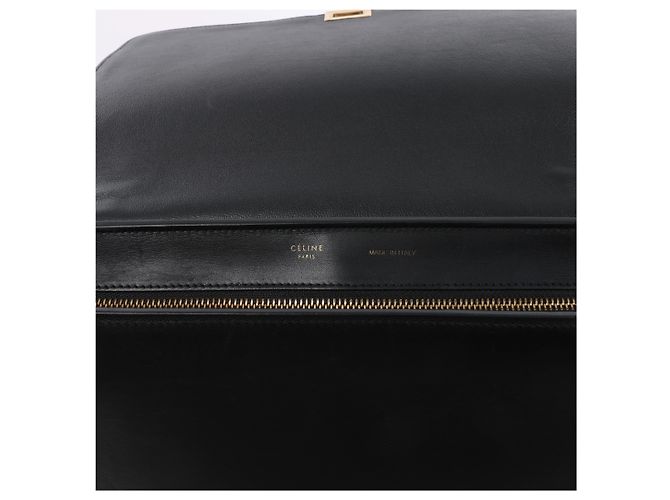 Céline Borsa a mano 2Way Celine Trapeze in pelle Blu × Bianco x Nero - vista 12