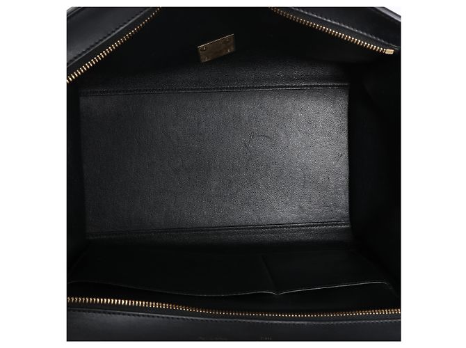 Céline Borsa a mano 2Way Celine Trapeze in pelle Blu × Bianco x Nero - vista 13