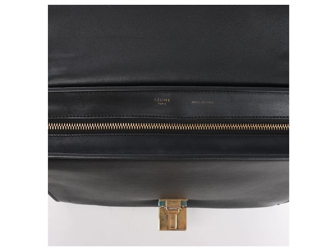 Céline Borsa a mano 2Way Celine Trapeze in pelle Blu × Bianco x Nero - vista 14