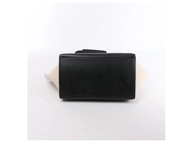 Céline Borsa a mano 2Way Celine Trapeze in pelle Blu × Bianco x Nero - vista 7