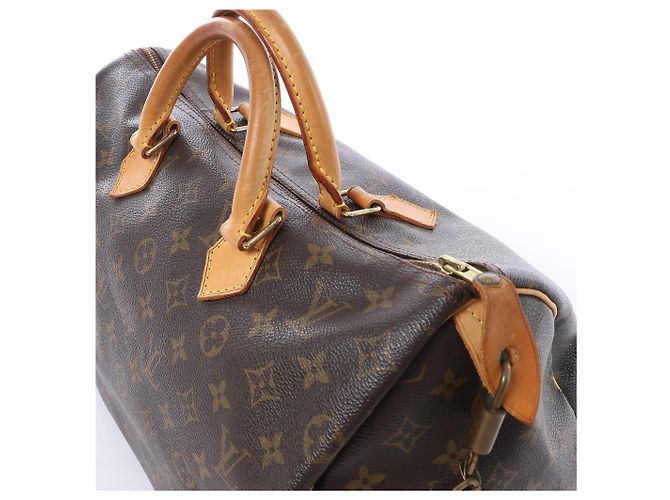 Borsa a mano Louis Vuitton Speedy 35 Monogram Canvas Marrone M41524 - vista 3
