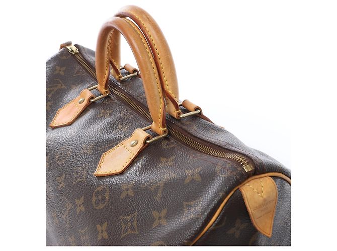 Borsa a mano Louis Vuitton Speedy 35 Monogram Canvas Marrone M41524 - vista 5