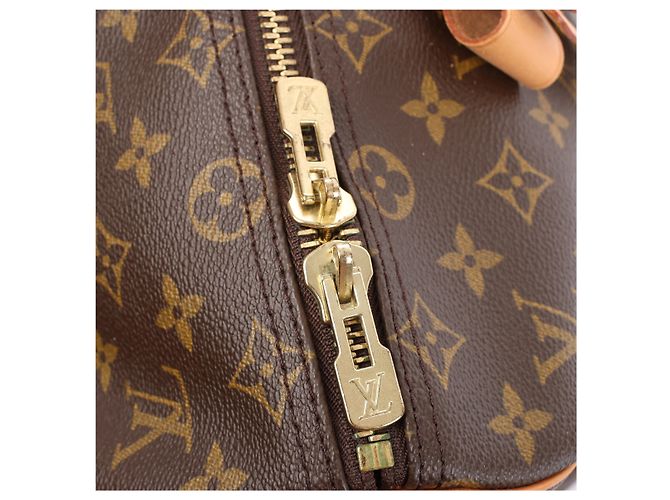 Borsa da viaggio Louis Vuitton Keepall 45 Monogram Canvas in marrone M41428 - vista 5