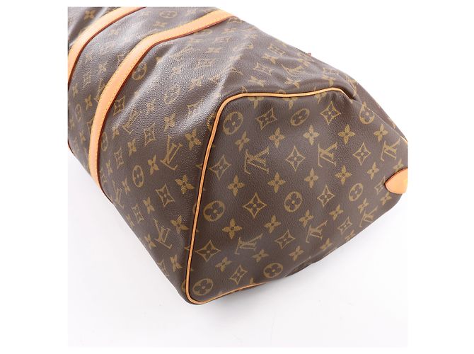 Borsa da viaggio Louis Vuitton Keepall 45 Monogram Canvas in marrone M41428 - vista 9