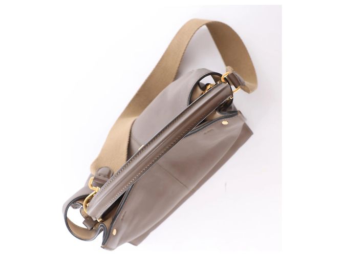 Fendi Peekaboo X-light Leder 2Way Handtasche in Brown 8BN310 Beige - Ansicht 6