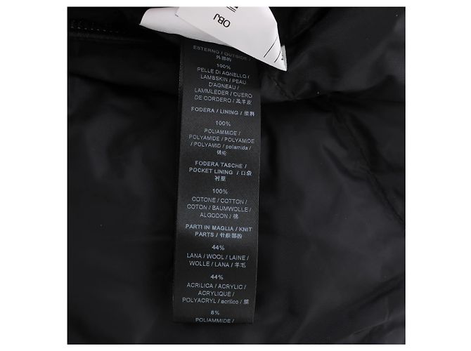 Corneliani Double Side Lederjacke in Schwarz, Größe 50 IT - Ansicht 7