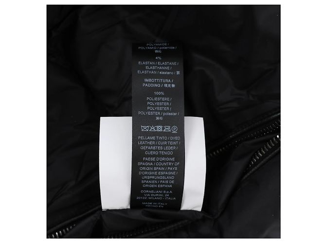 Corneliani Double Side Lederjacke in Schwarz, Größe 50 IT - Ansicht 8