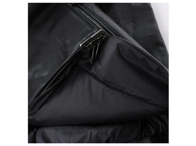 Corneliani Double Side Lederjacke in Schwarz, Größe 50 IT - Ansicht 9