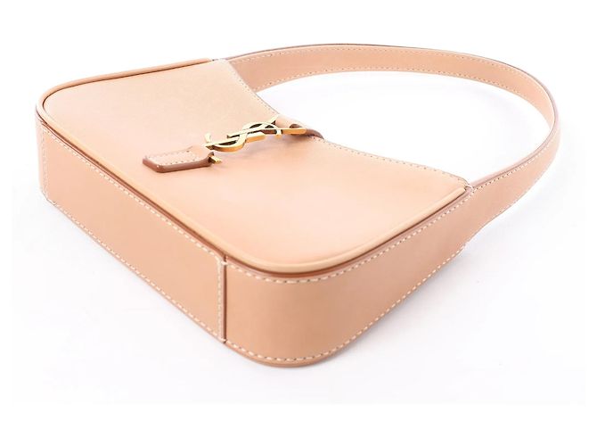 Autre Marque Borsa Saint Laurent Le 5 à 7 Mini Hobo in Beige 710318 Rosa - vista 13