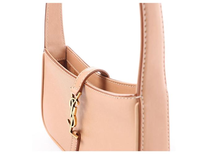 Autre Marque Borsa Saint Laurent Le 5 à 7 Mini Hobo in Beige 710318 Rosa - vista 3