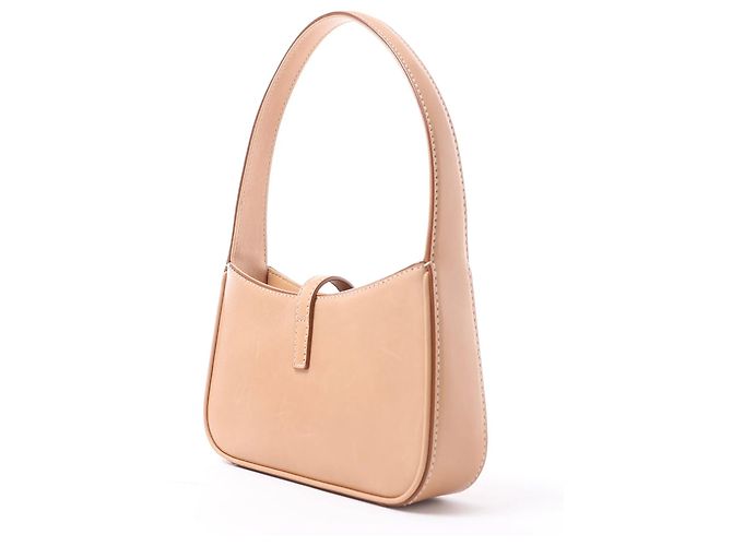 Autre Marque Borsa Saint Laurent Le 5 à 7 Mini Hobo in Beige 710318 Rosa - vista 4