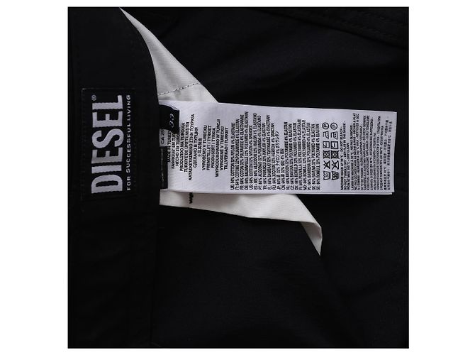 DIESEL P-JER PANTALONI Hose in Black, Größe W33 Schwarz - Ansicht 3
