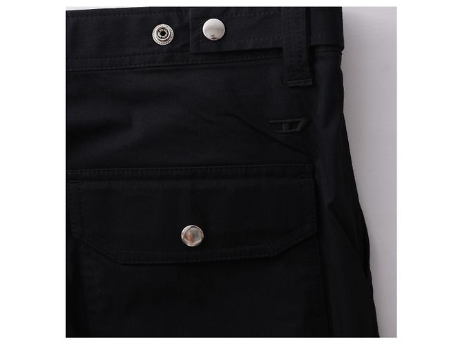 DIESEL P-JER PANTALONI Hose in Black, Größe W33 Schwarz - Ansicht 6