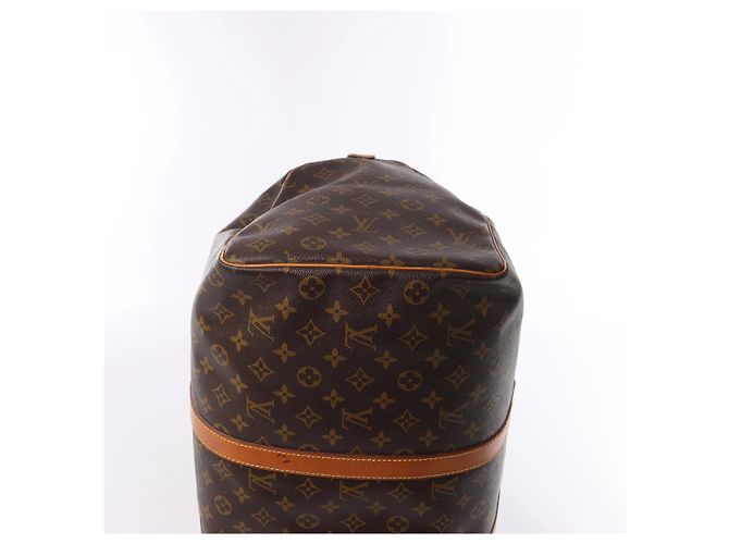 Borsa da viaggio Louis Vuitton Keepall 50 Monogram Canvas Marrone M41426 - vista 10