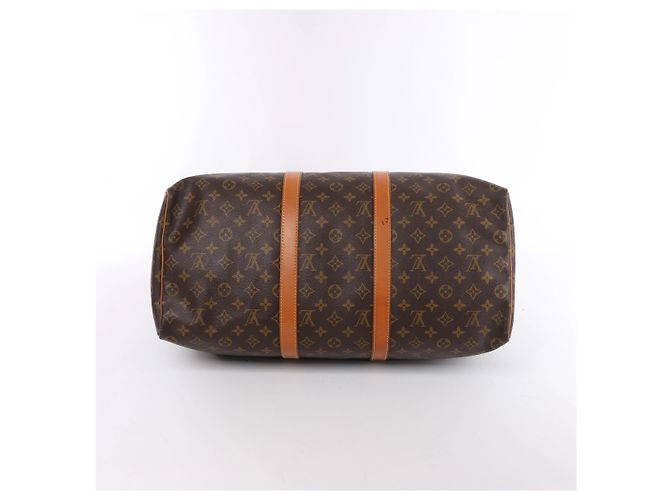 Borsa da viaggio Louis Vuitton Keepall 50 Monogram Canvas Marrone M41426 - vista 8