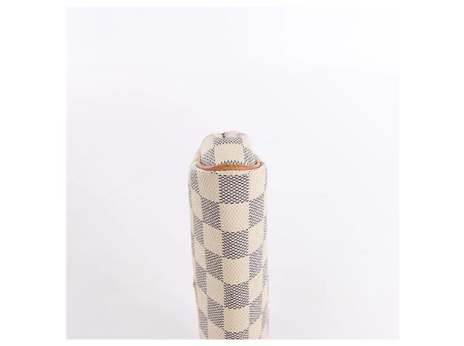 Bolso de hombro Louis Vuitton Eva Damier Azur en Beige N55214 - vista 8