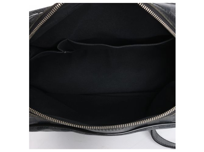 Louis Vuitton Sac Leoh Damier Graphite Messenger Crossbody Bag in Nero N45252 - vista 10