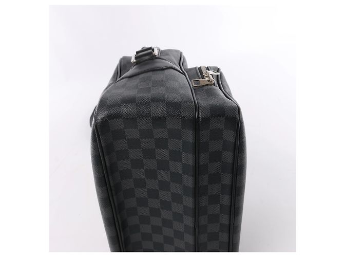 Louis Vuitton Sac Leoh Damier Graphite Messenger Crossbody Bag in Nero N45252 - vista 7