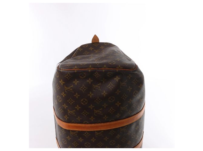 Borsa da viaggio Louis Vuitton Keepall 50 Monogram Canvas Marrone M41426 - vista 10
