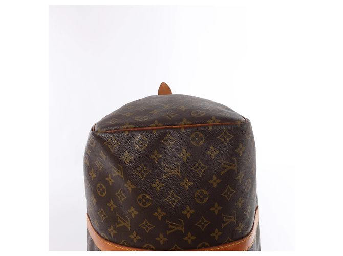 Borsa da viaggio Louis Vuitton Keepall 50 Monogram Canvas Marrone M41426 - vista 11