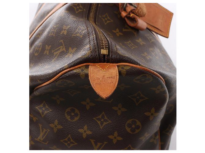Borsa da viaggio Louis Vuitton Keepall 50 Monogram Canvas Marrone M41426 - vista 4