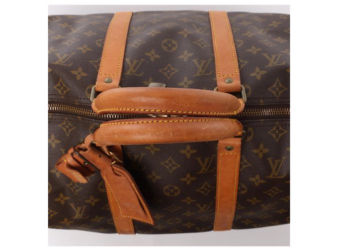 Borsa da viaggio Louis Vuitton Keepall 50 Monogram Canvas Marrone M41426 - vista 6