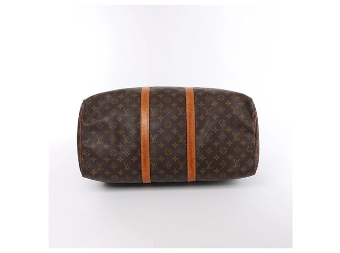 Borsa da viaggio Louis Vuitton Keepall 50 Monogram Canvas Marrone M41426 - vista 9