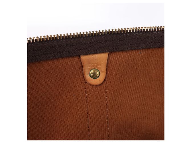 Borsa da viaggio Louis Vuitton Keepall 55 Monogram Canvas in marrone M41424 - vista 13