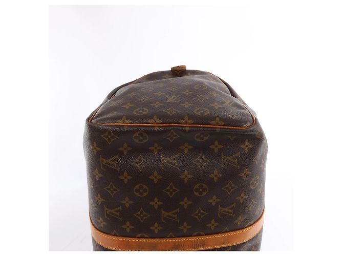 Borsa da viaggio Louis Vuitton Keepall 50 Monogram Canvas in marrone M41426 - vista 10