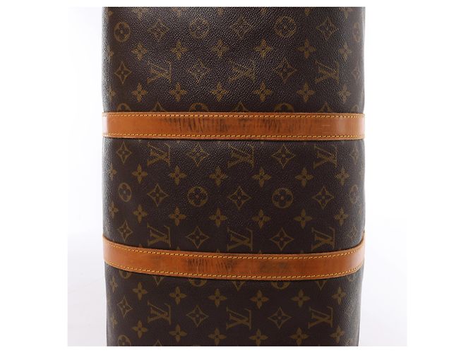 Borsa da viaggio Louis Vuitton Keepall 50 Monogram Canvas in marrone M41426 - vista 12