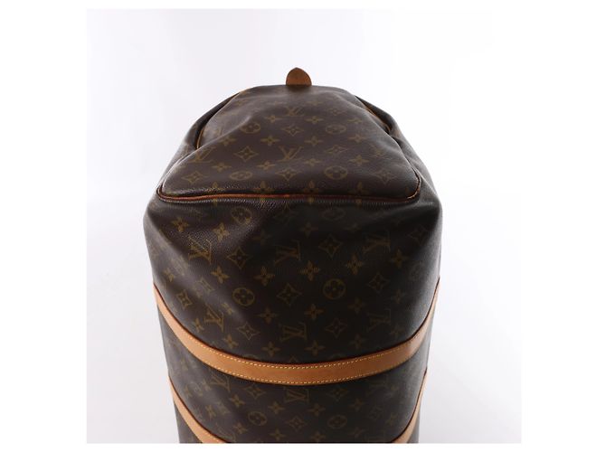 Borsa da viaggio Louis Vuitton Keepall 50 Monogram Canvas in marrone M41426 - vista 10