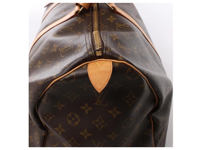 Borsa da viaggio Louis Vuitton Keepall 50 Monogram Canvas in marrone M41426 - vista 5