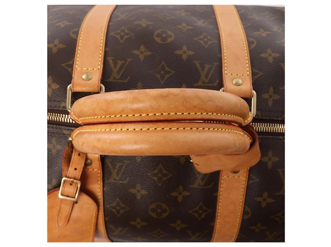 Borsa da viaggio Louis Vuitton Keepall 50 Monogram Canvas in marrone M41426 - vista 6