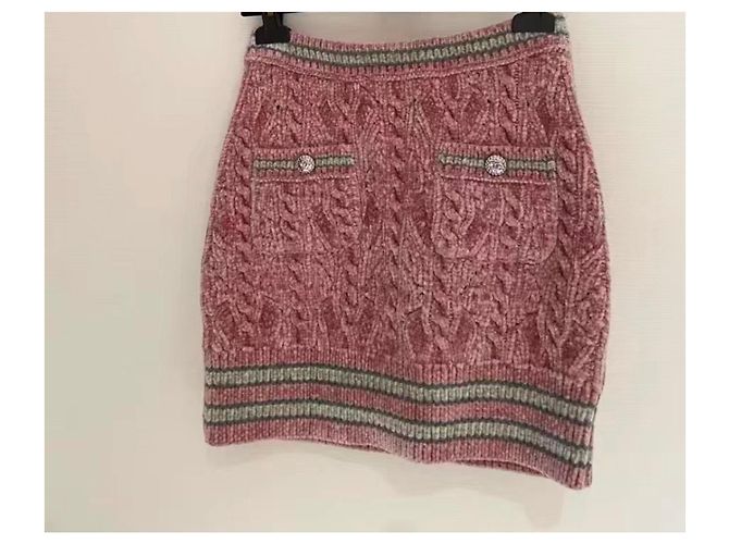 Chanel Rock aus Viskose Mehrfarbig Größe 36 Mehrfarben - Ansicht 5