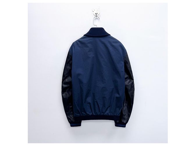 Gucci Baseballjacke Color-block Lederärmel Mehrfarben - Ansicht 2