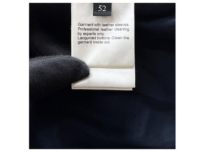 Gucci Baseballjacke Color-block Lederärmel Mehrfarben - Ansicht 4