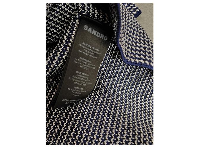 Vestido Sandro Azul Marino - vista 4
