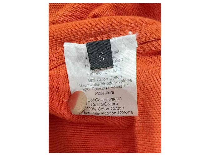 Top Hermès in cotone arancione - vista 4