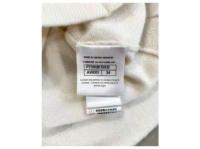 Chanel Strickware aus weißem Kaschmir - Ansicht 4
