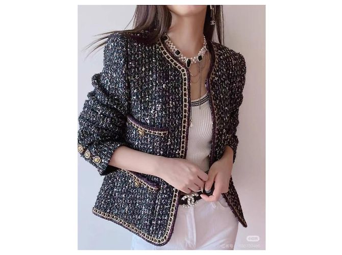 Chaquetas Chanel La Petite Veste Noire Multicolor - vista 5