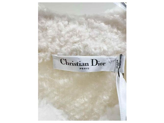 Autre Marque Dior Wollmantel Mehrfarbig Größe 38 Mehrfarben - Ansicht 3