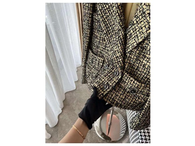 Chanel Tweed Jacke Mehrfarbig Größe 36 Mehrfarben - Ansicht 2