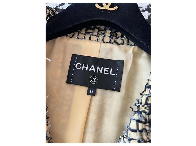 Chanel Tweed Jacke Mehrfarbig Größe 36 Mehrfarben - Ansicht 3