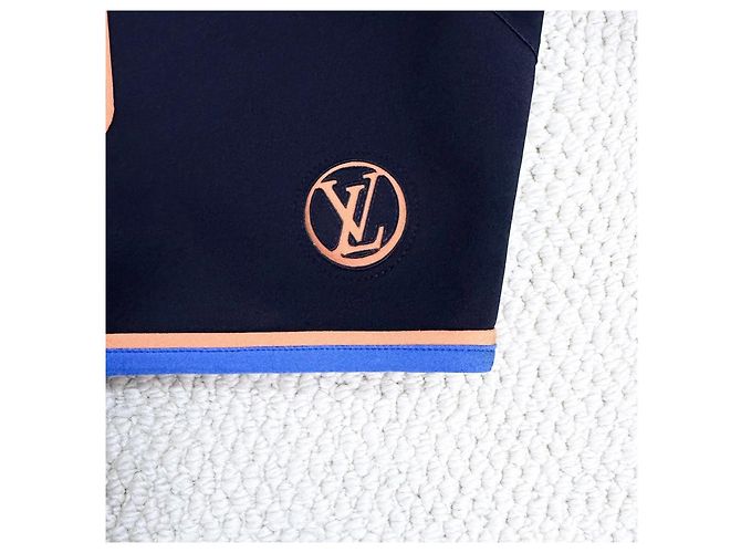 Crop Top Louis Vuitton con Zip e Righe a Contrasto Multicolore - vista 5