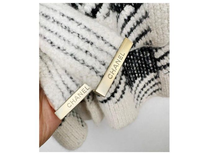 Abrigo Chanel de cashmere mujer talla 36 Multicolor - vista 2