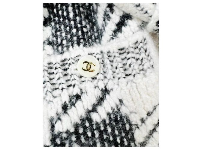 Abrigo Chanel de cashmere mujer talla 36 Multicolor - vista 3