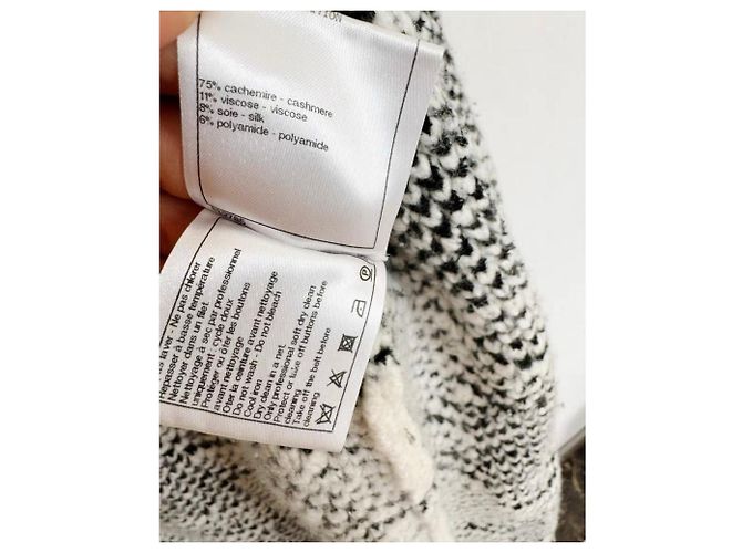 Abrigo Chanel de cashmere mujer talla 36 Multicolor - vista 5